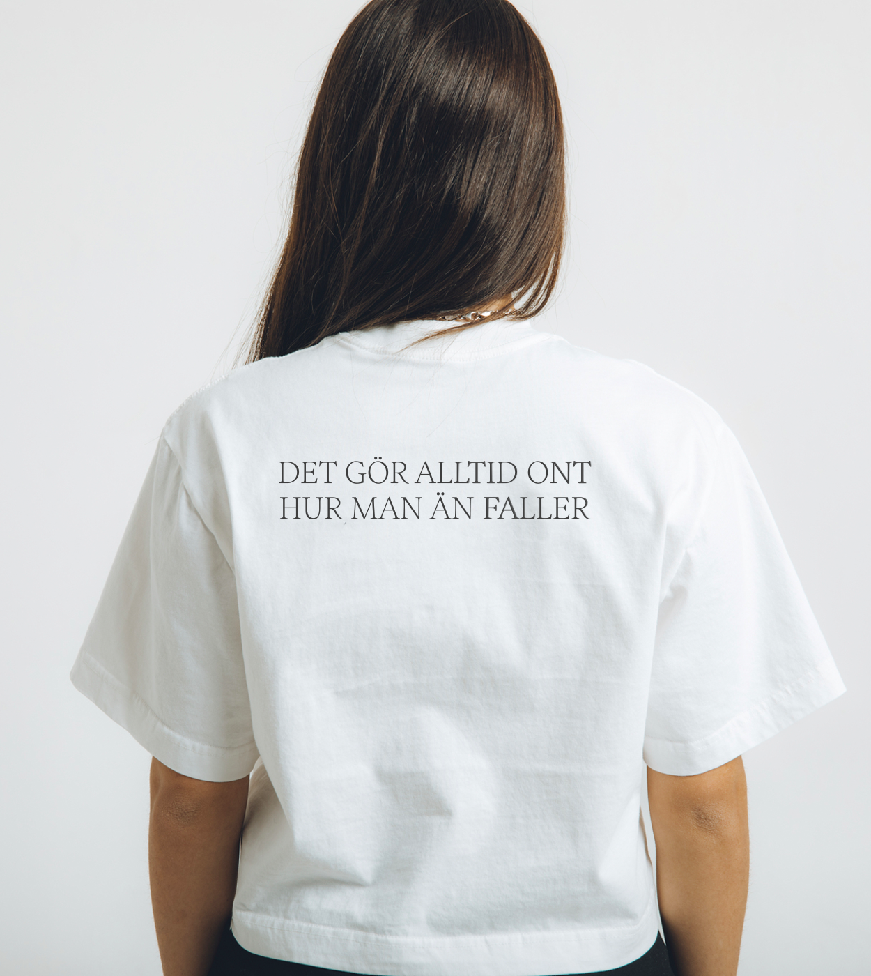 Crop Top - Det gör alltid ont hur man än faller